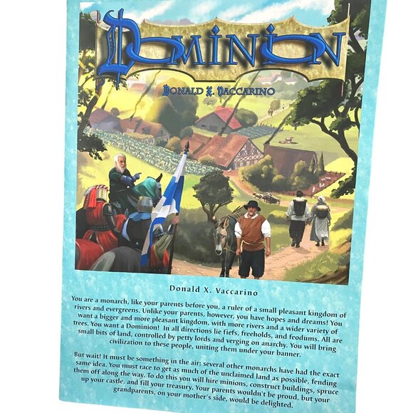 Dominion Rio Grande Games Donald Vaccarino Board Game 1st Edition - Picture 3 of 14
